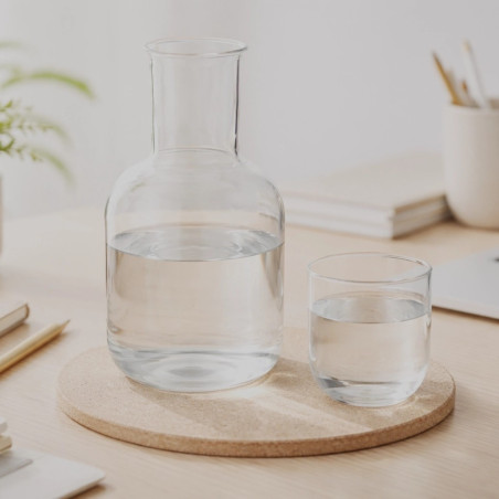 Ensemble carafe et verre personnalisés Amelie 