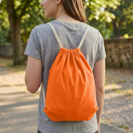 Sac cordon personnalisé en coton Oregon 