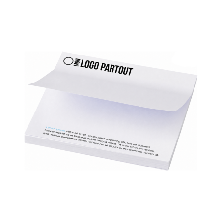 Bloc memo personnalisé 100x100mm Sticky-Mate® 