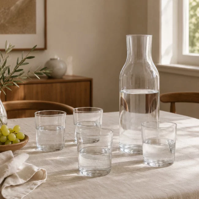 Ensemble carafe et verre Malister 