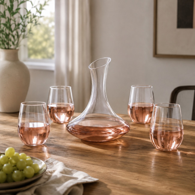 Set publicitaire en verre Prescot 