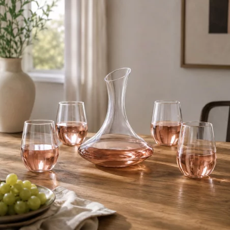Set publicitaire en verre Prescot 