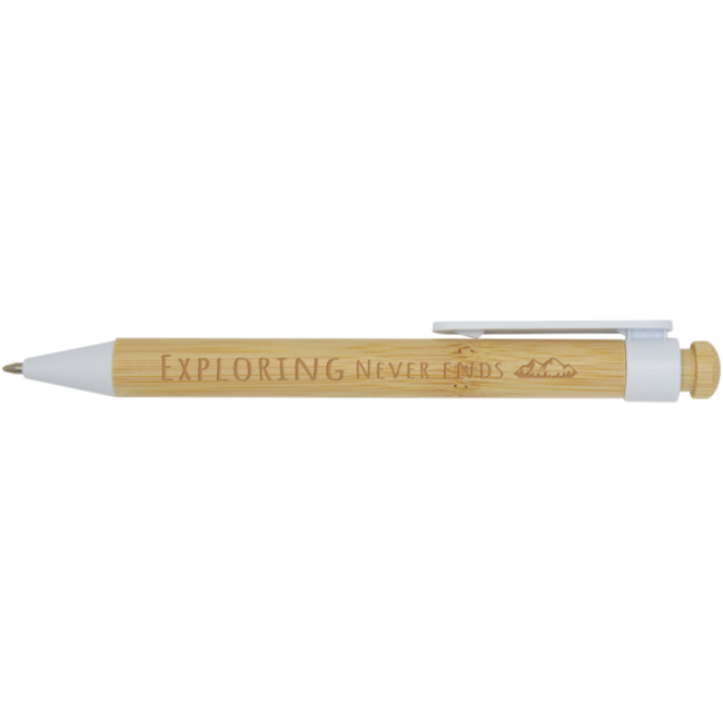 Stylo bille en bambou et plastique recyclé Rattan 