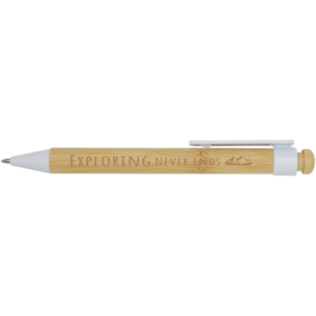 Stylo bille en bambou et plastique recyclé Rattan 