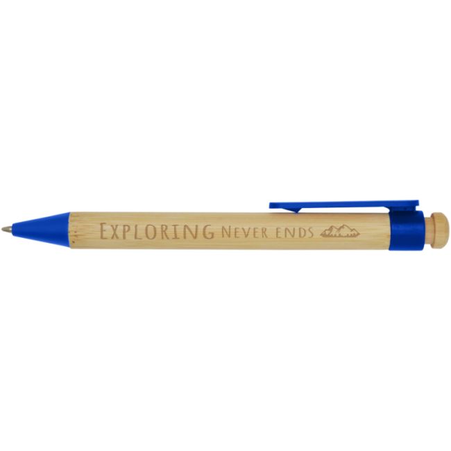 Stylo bille en bambou et plastique recyclé Rattan 