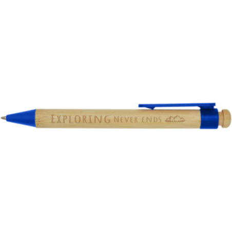 Stylo bille en bambou et plastique recyclé Rattan 