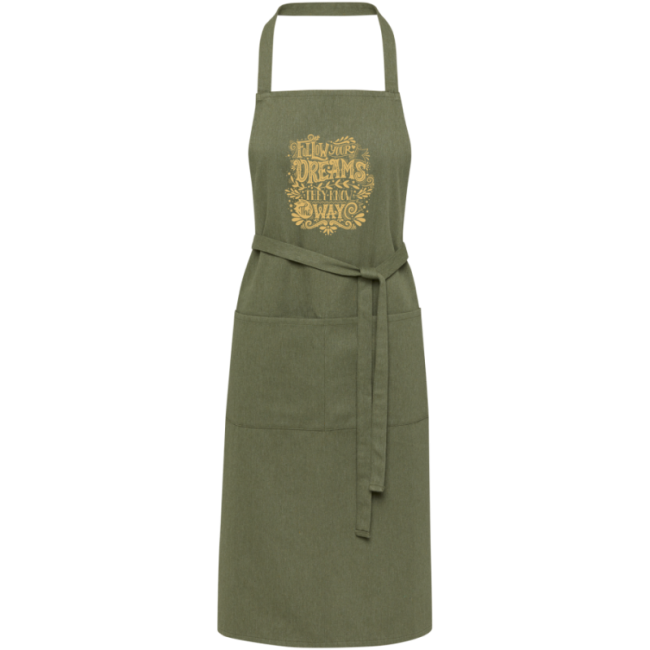 Tablier en polycoton recyclé Shara 