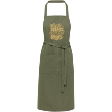 Tablier en polycoton recyclé Shara 