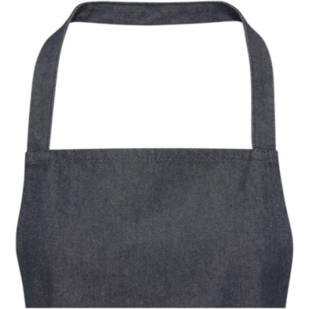 Tablier publicitaire en denim Nima 