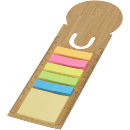 Bloc de notes adhésives avec règle Frei 