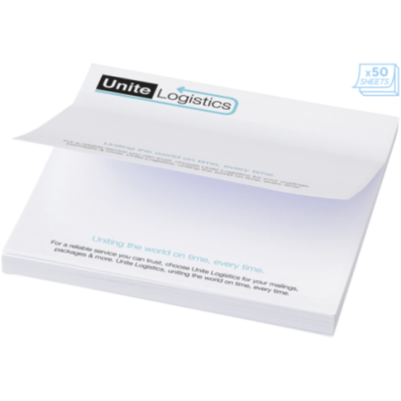 Bloc memo personnalisé 100x100mm Sticky-Mate® 