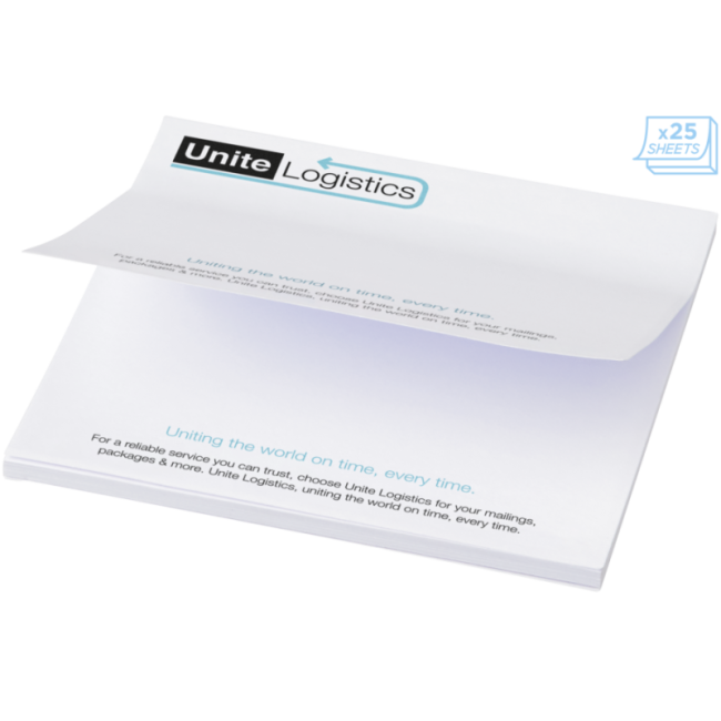 Bloc memo personnalisé 100x100mm Sticky-Mate® 