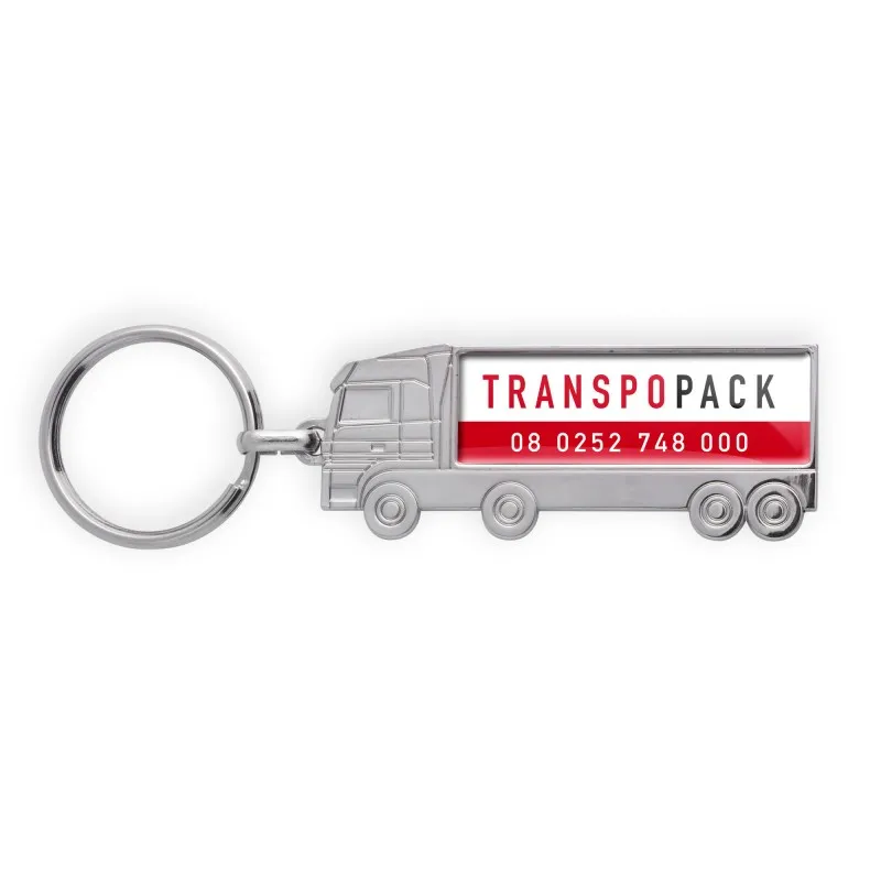 Porte-clés personnalisable camion avec logo 