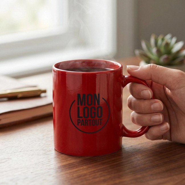 Mug céramique personnalisé Santos 330ml 