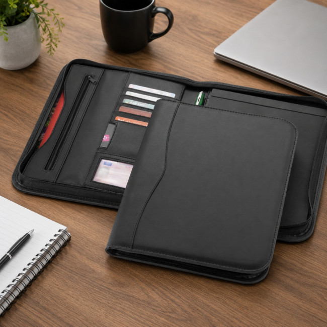 Conférencier A4 zippé Ebony 