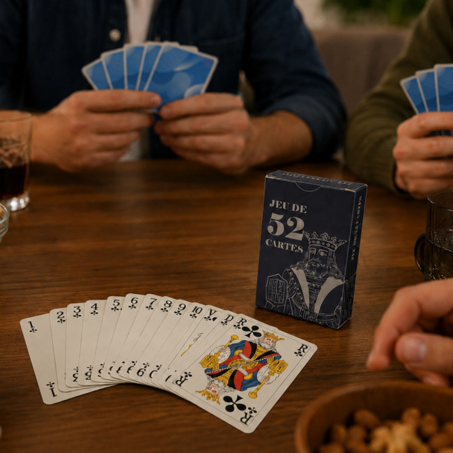 Jeu de Bridge personnalisé 52 cartes 