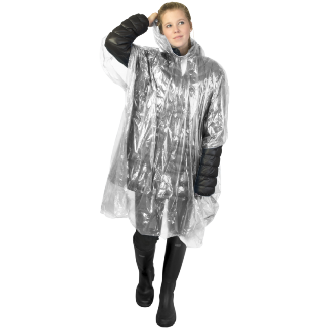 Poncho jetable publicitaire certifié GRS Mayan 