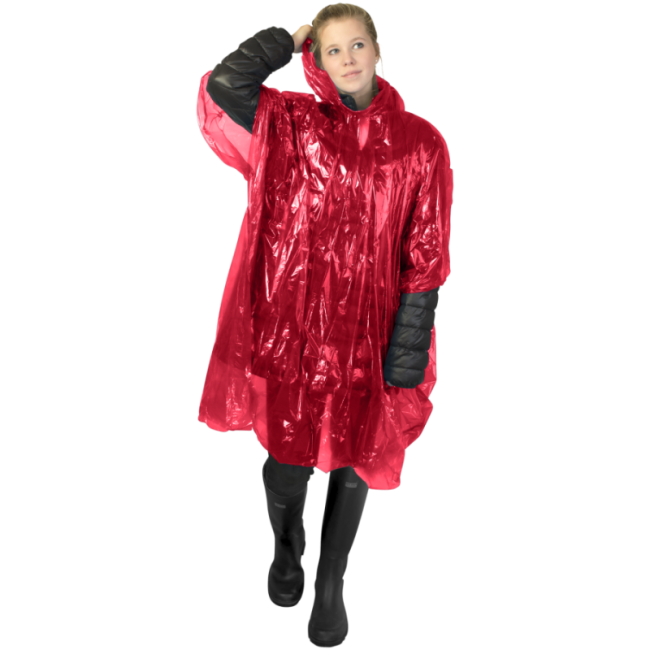 Poncho jetable publicitaire certifié GRS Mayan 