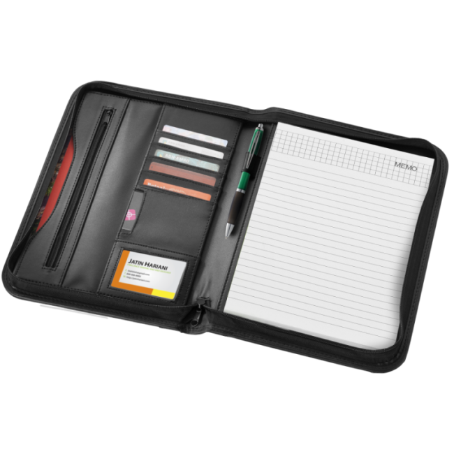 Conférencier A4 zippé Ebony 