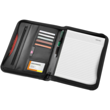 Conférencier A4 zippé Ebony 