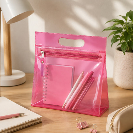 Trousse transparente publicitaire Moon 