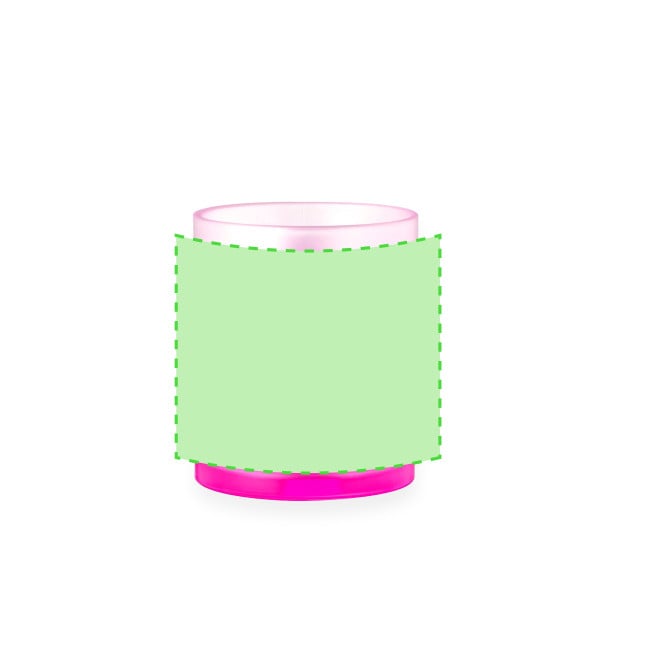 Mug en verre personnalisé Osaka 350 ml 