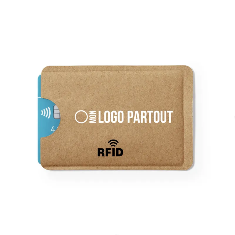 Etui carton personnalisable anti-RFID Blackbal 
