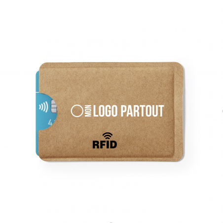 Personnalisez notre étui anti RFID en carton recyclé
