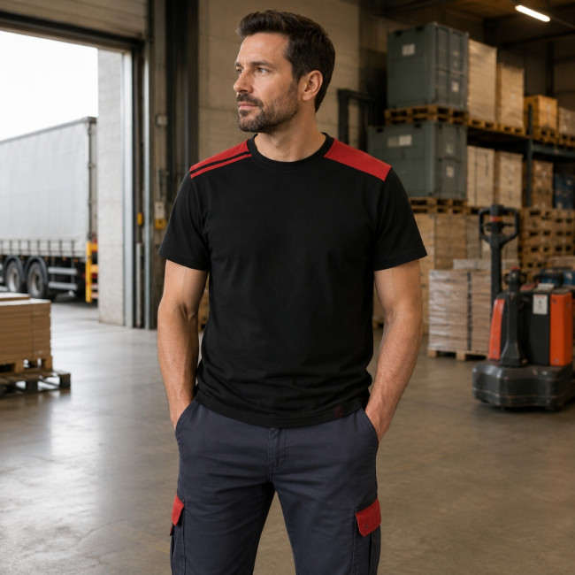 T-shirt de travail personnalisé homme Expedition 