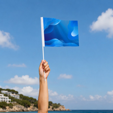 Drapeau publicitaire 30 x 20 cm 