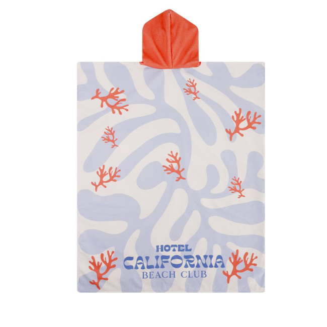 Poncho serviette en polycoton Adulte 