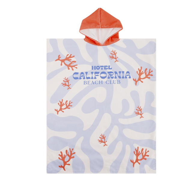 Poncho serviette en polycoton Adulte 