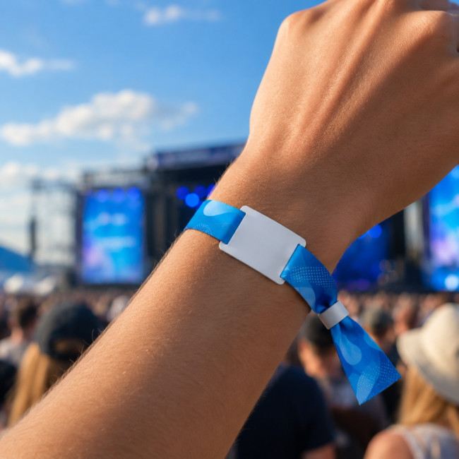 Bracelet évenementiel avec tag NFC 