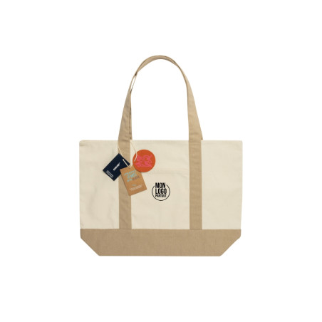 Sac cabas en coton recyclé SHOP LOCAL 