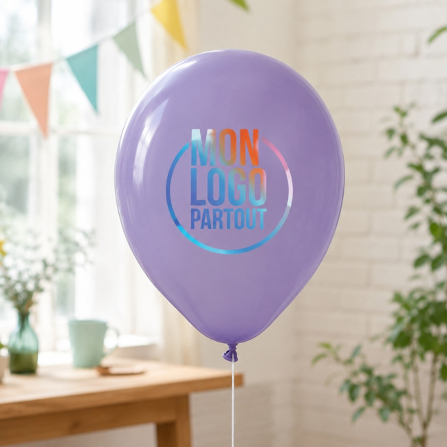 Ballon de baudruche personnalisé latex marquage quadri 