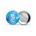 Badge bouton avec puce NFC intégrée Ø45 mm 