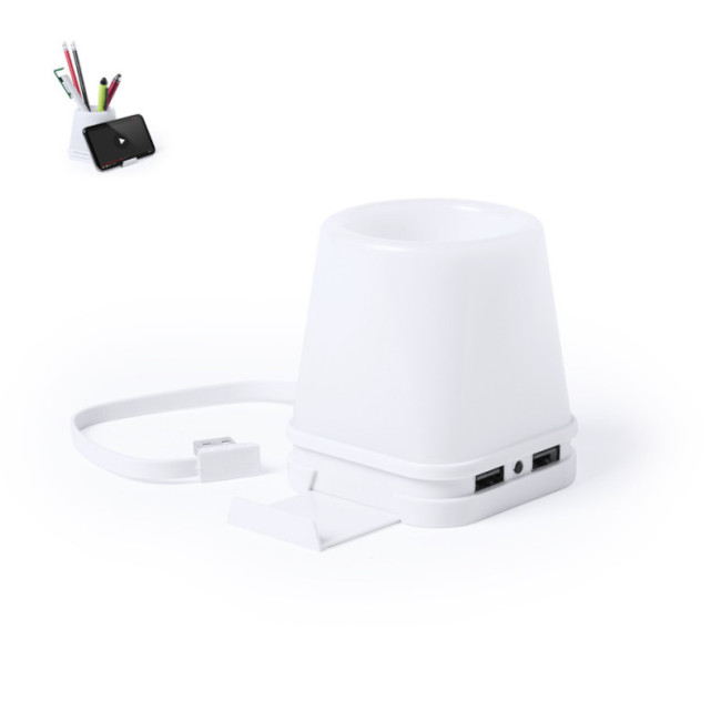 Porte-crayon avec ports USB Belind 