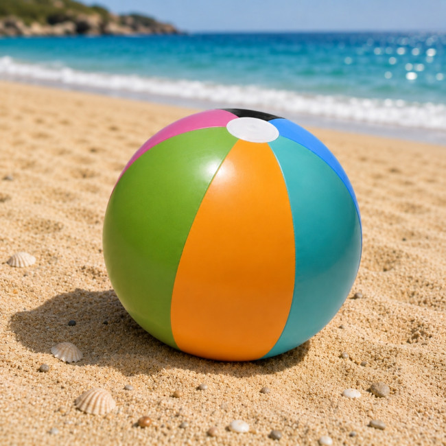 Ballon de plage gonflable 25 cm Full Color 