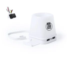 Porte-crayon avec ports USB...