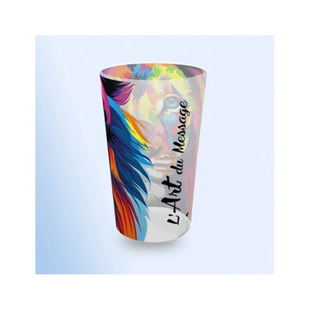 Gobelet publicitaire réutilisable Cup Quadri 30 cl 