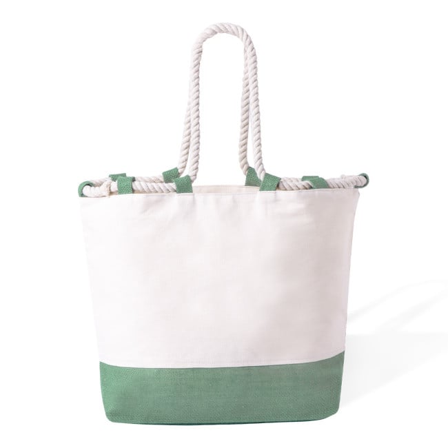 Sac publicitaire coton et jute Belesi 