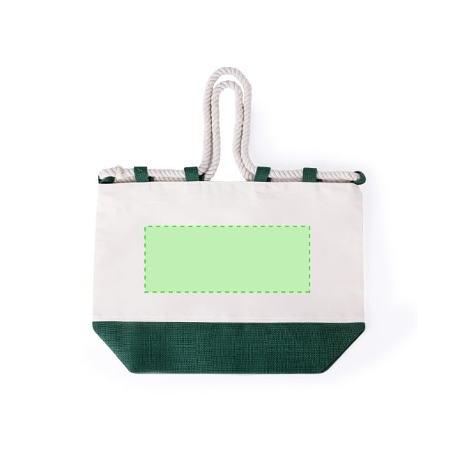 Sac publicitaire coton et jute Belesi 