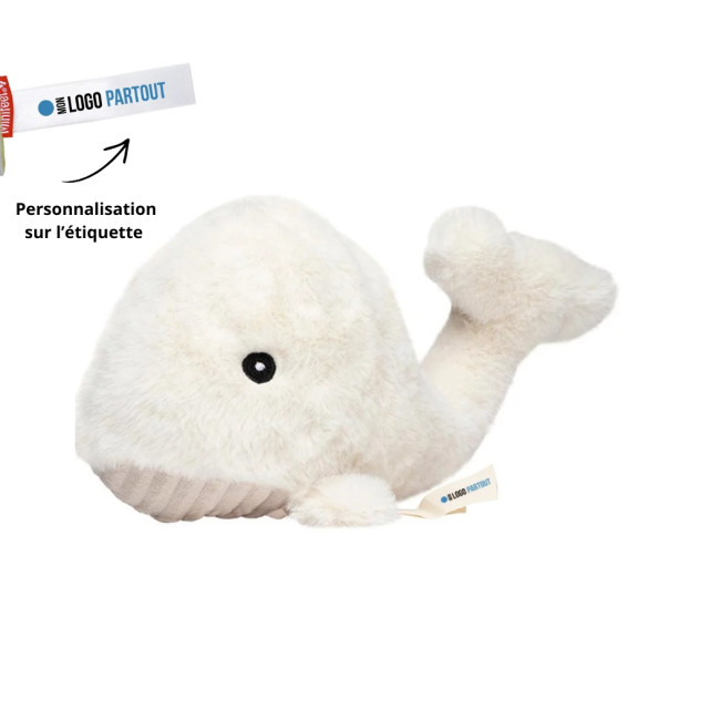 Peluche baleine publicitaire MBW® 
