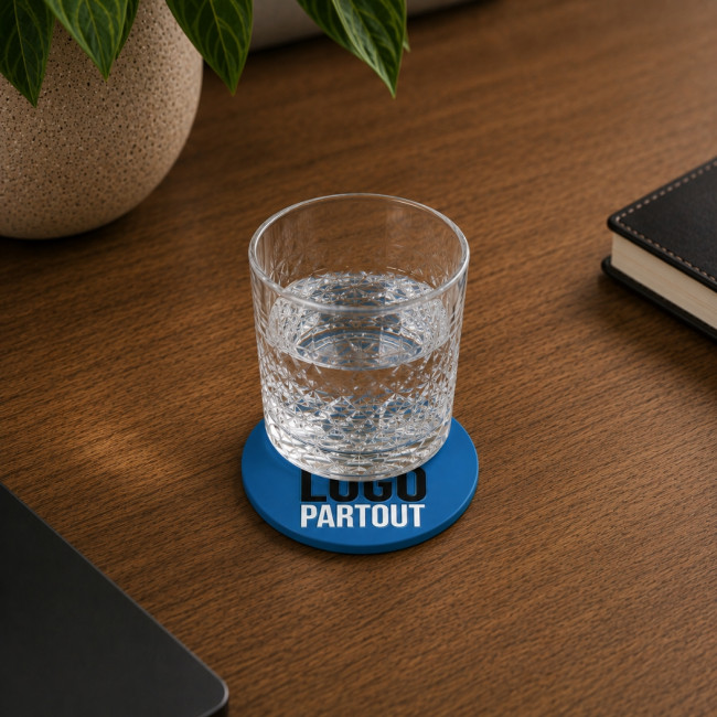 Sous-verre en PVC 2D avec puce NFC 