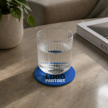Sous-verre en PVC 2D avec puce NFC 