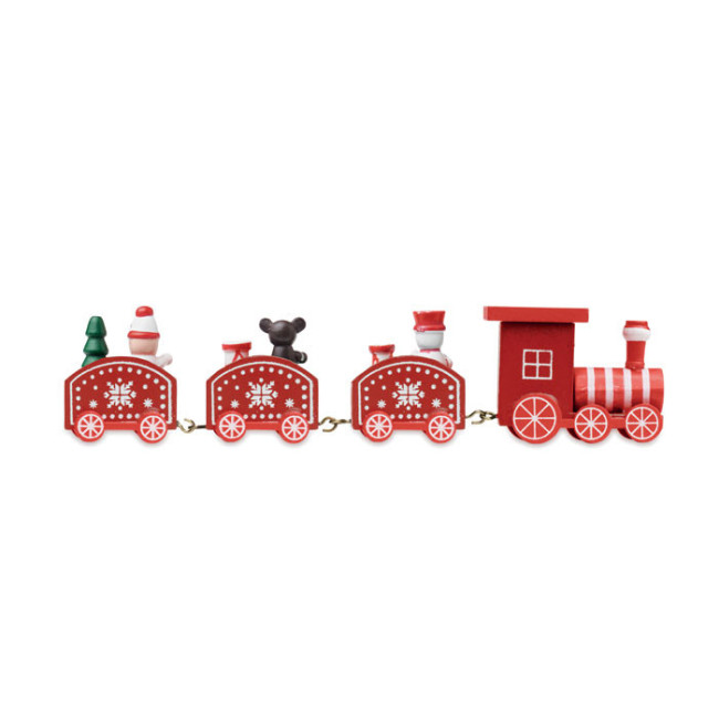 Train de Noël personnalisable en bois Juna 