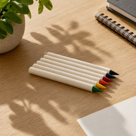 Set de 6 crayons de couleur GRS Infinity Micki 