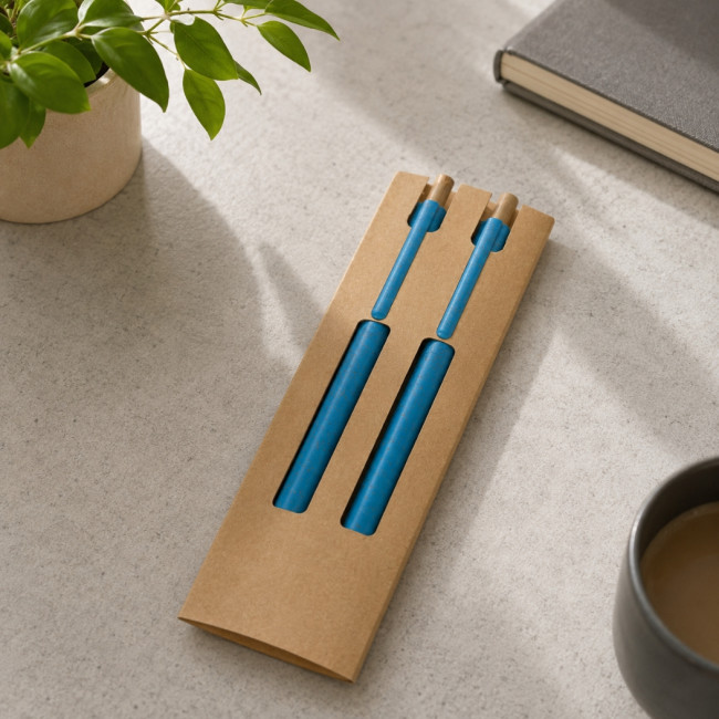 Set stylo et crayon infini personnalisé 