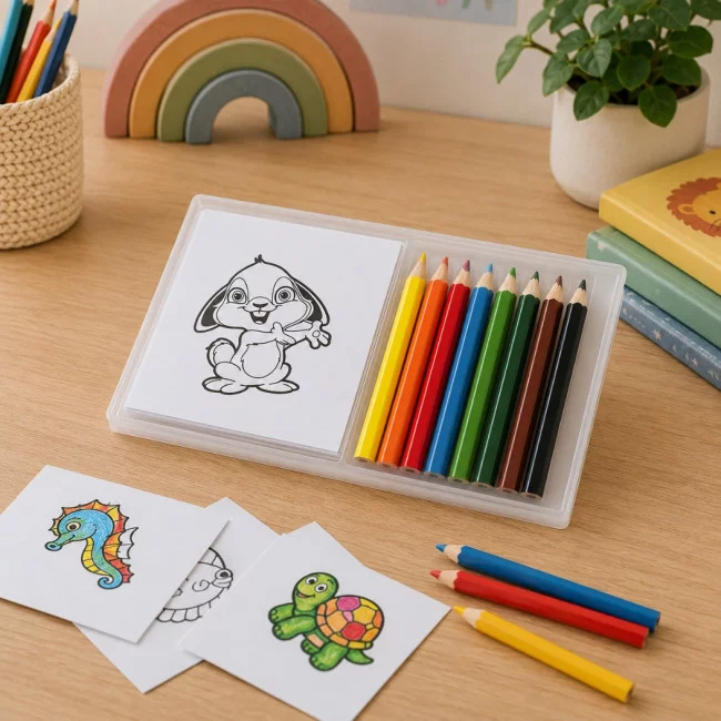 Kit de coloriage publicitaire Récré 