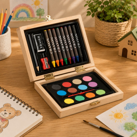 Coffret peinture et crayons artist 